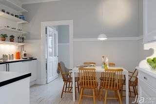 欧式风格一居室50平米餐厅餐桌图片