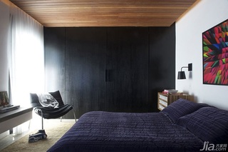 loft风格复式经济型100平米卧室床效果图