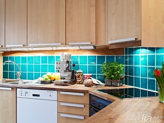 欧式风格公寓富裕型60平米厨房橱柜设计图