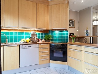 欧式风格公寓富裕型60平米厨房橱柜设计