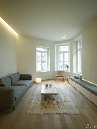 简约风格别墅简洁经济型130平米客厅沙发图片