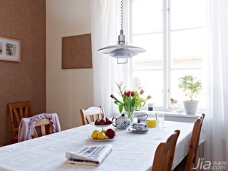 欧式风格复式100平米餐桌图片