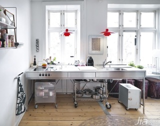 简约风格公寓实用经济型90平米厨房橱柜图片