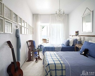 欧式风格公寓卧室床图片
