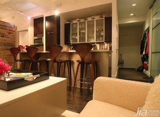 简约风格公寓富裕型120平米客厅吧台吧台椅效果图