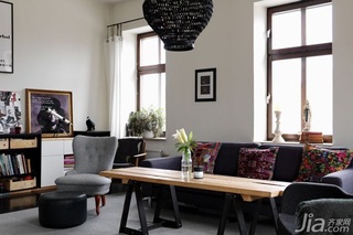 简约风格公寓舒适经济型130平米客厅沙发效果图