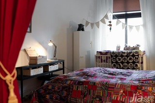 简约风格公寓经济型130平米卧室床效果图