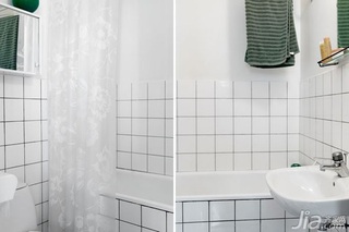 简约风格公寓白色经济型130平米卫生间洗手台图片