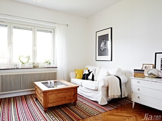 欧式风格公寓60平米客厅沙发图片