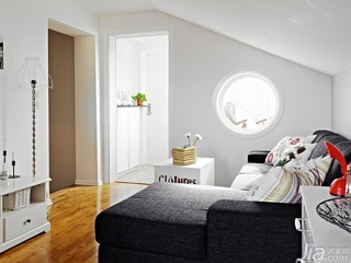 欧式风格公寓60平米阁楼沙发效果图