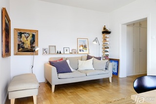 欧式风格公寓60平米照片墙沙发图片