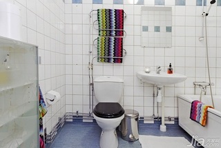 欧式风格公寓80平米卫生间装修效果图