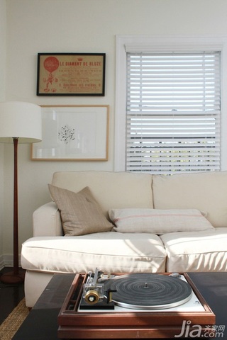 现代简约风格公寓经济型70平米客厅沙发图片