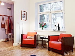 北欧风格小户型经济型60平米客厅沙发效果图