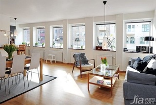 简欧风格公寓富裕型客厅沙发图片