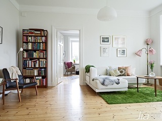 北欧风格公寓经济型50平米客厅沙发效果图