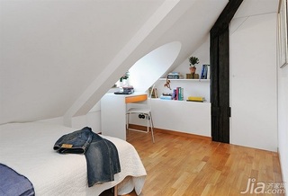 欧式风格复式富裕型卧室设计图