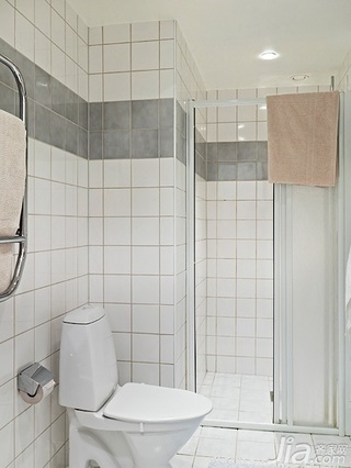 北欧风格公寓经济型40平米卫生间装修