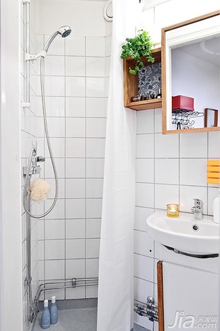 北欧风格公寓经济型50平米卫生间设计图