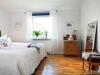 北欧风格别墅富裕型130平米卧室收纳柜图片