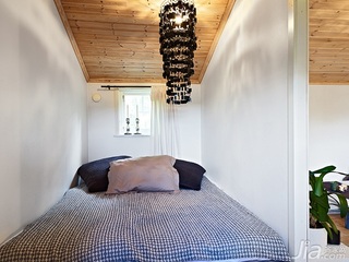 北欧风格别墅富裕型130平米卧室灯具图片