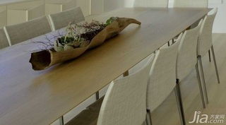 简约风格公寓富裕型餐厅餐桌效果图