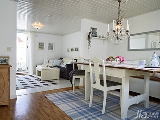 北欧风格小户型经济型60平米餐厅餐桌效果图