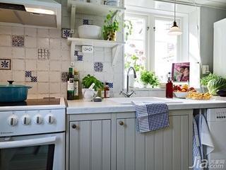 北欧风格小户型经济型60平米厨房橱柜效果图