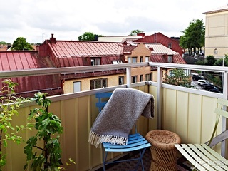 北欧风格公寓经济型50平米阳台装修图片