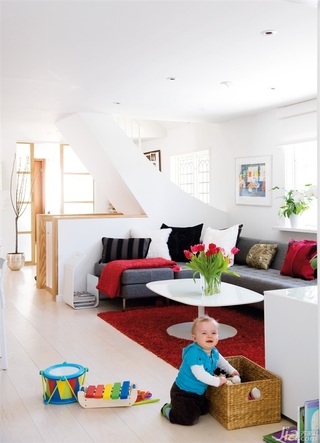欧式风格公寓富裕型客厅沙发图片