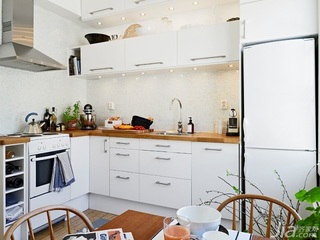 欧式风格小户型富裕型厨房橱柜设计图