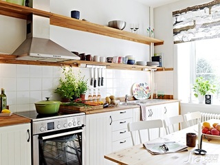 北欧风格公寓实用经济型50平米厨房橱柜设计
