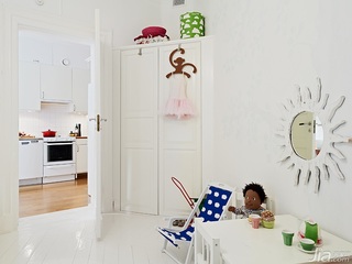 北欧风格公寓经济型70平米儿童房设计图