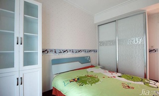 简约风格三居室富裕型140平米以上儿童房床效果图