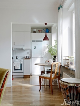 北欧风格公寓经济型50平米客厅餐桌效果图