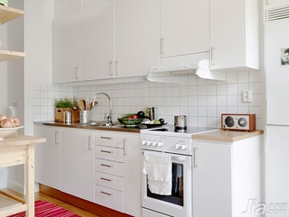 北欧风格公寓经济型50平米厨房橱柜定制