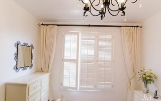 欧式风格二居室浪漫富裕型卧室窗帘图片