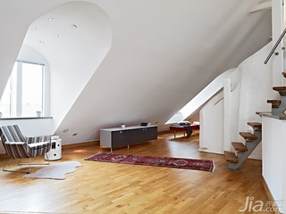 北欧风格公寓经济型90平米效果图