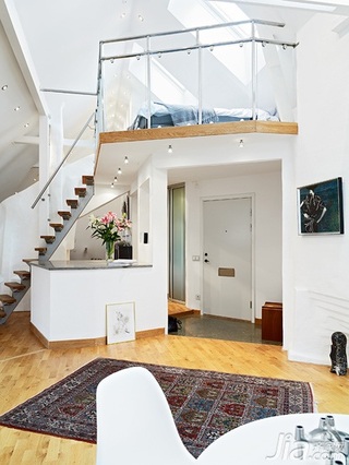 北欧风格公寓经济型90平米装修效果图