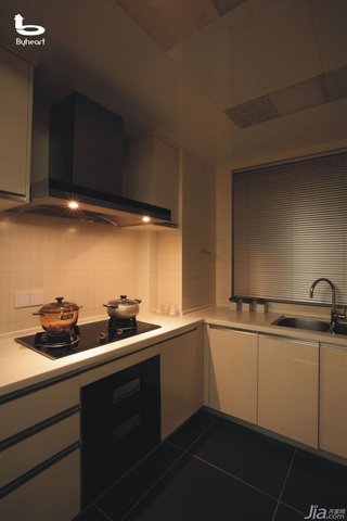 简约风格三居室简洁富裕型厨房橱柜效果图