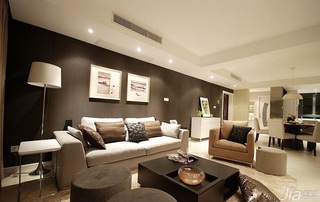 简约风格三居室大气富裕型客厅沙发背景墙沙发图片