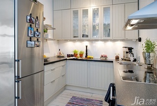 北欧风格公寓实用经济型60平米厨房橱柜设计图纸
