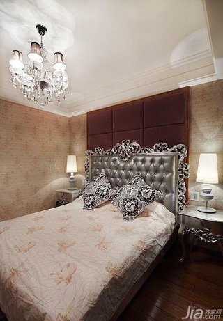 简约风格三居室简洁15-20万卧室床图片