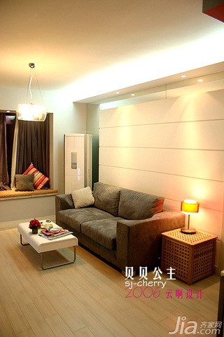 简约风格公寓客厅沙发效果图