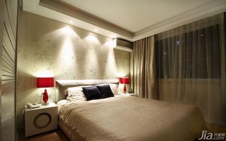 简约风格二居室简洁富裕型卧室床效果图