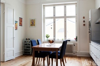 北欧风格公寓富裕型80平米餐厅餐桌效果图