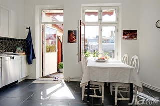 北欧风格公寓经济型70平米厨房餐桌效果图