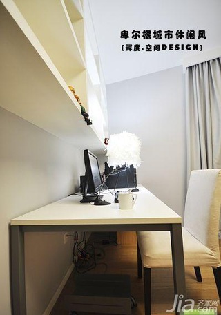 简约风格公寓富裕型书房书桌效果图