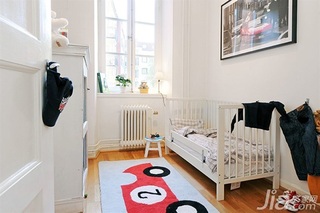 简约风格公寓经济型60平米儿童房儿童床效果图