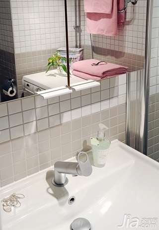 简约风格公寓经济型60平米卫生间洗手台图片
